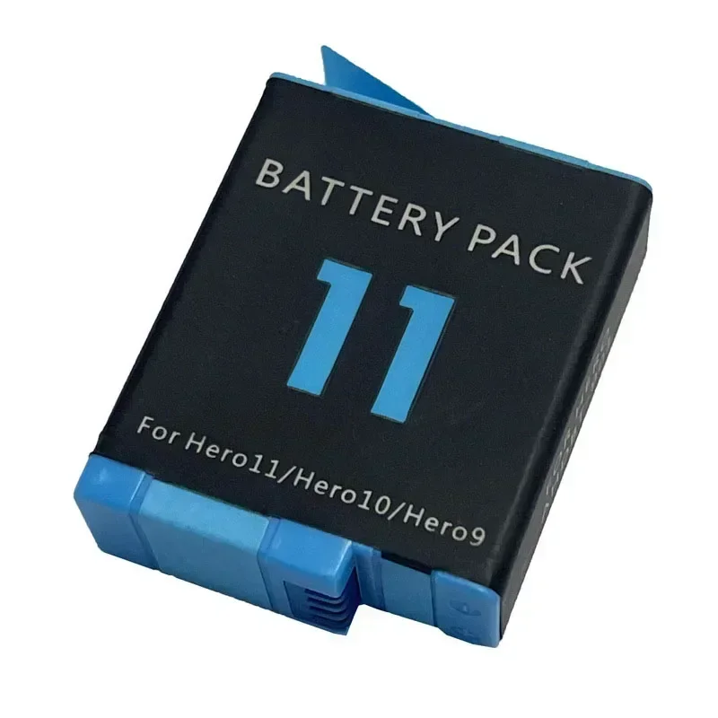 Noya raye Battery For GoPro Hero 11/10/9 1800mAh Battery 2 Ways Fast Charger Box TF Card Storage For GoPro 9 10 11 Accessories