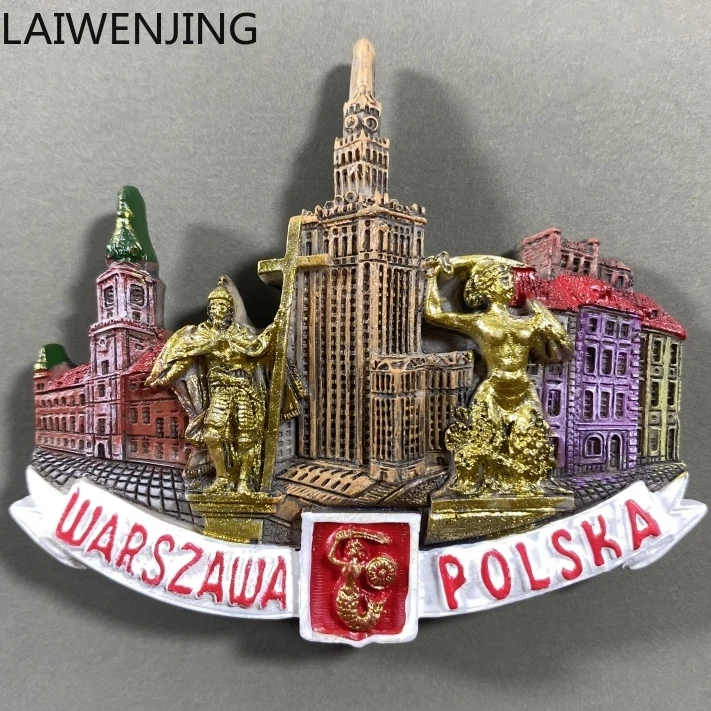 

HLZ Landmark Building Tourist Souvenir Creative 3D Fridge Magnet Gift