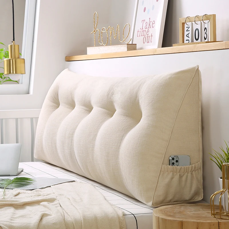 Bedroom Elegant Cushions Home Bedback Rest Cushion Pillow Tatami Plushcojines Pillows Decorativos Para Home Decoration Luxury