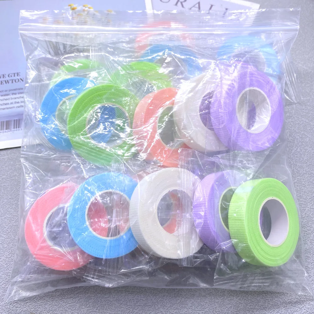 Cinta de pestañas microporosa, suministros de extensión de pestañas, herramientas de maquillaje, venta al por mayor, accesorios para pestañas, cinta de levantamiento de pestañas, 5/10/50 Uds.