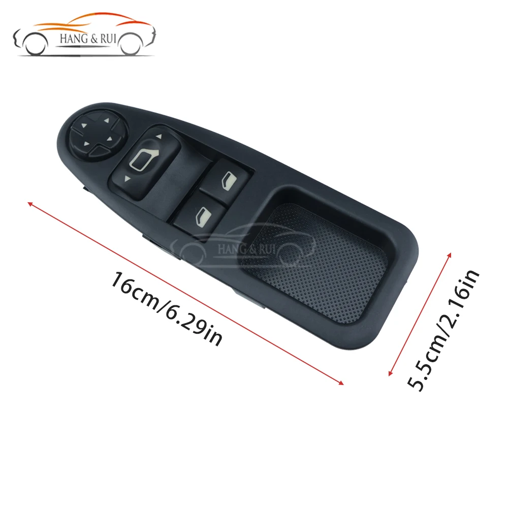 For Scudo Citroen Jumpy Citroen Dispatch Peugeot Expert 2007-2016 Power Window Switch Control Button 6554.ZJ 6554.ZH - view 2