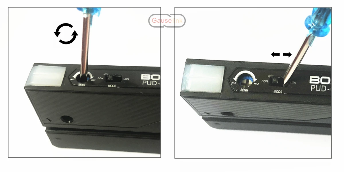 Etiketten-Lichtschrankensensor NPN PNP PUD-050NP NO NC Selbstklebender Etikettenstreifen Mengenzählererkennung Identifizieren Sie den Rückstoßring – Detail 5