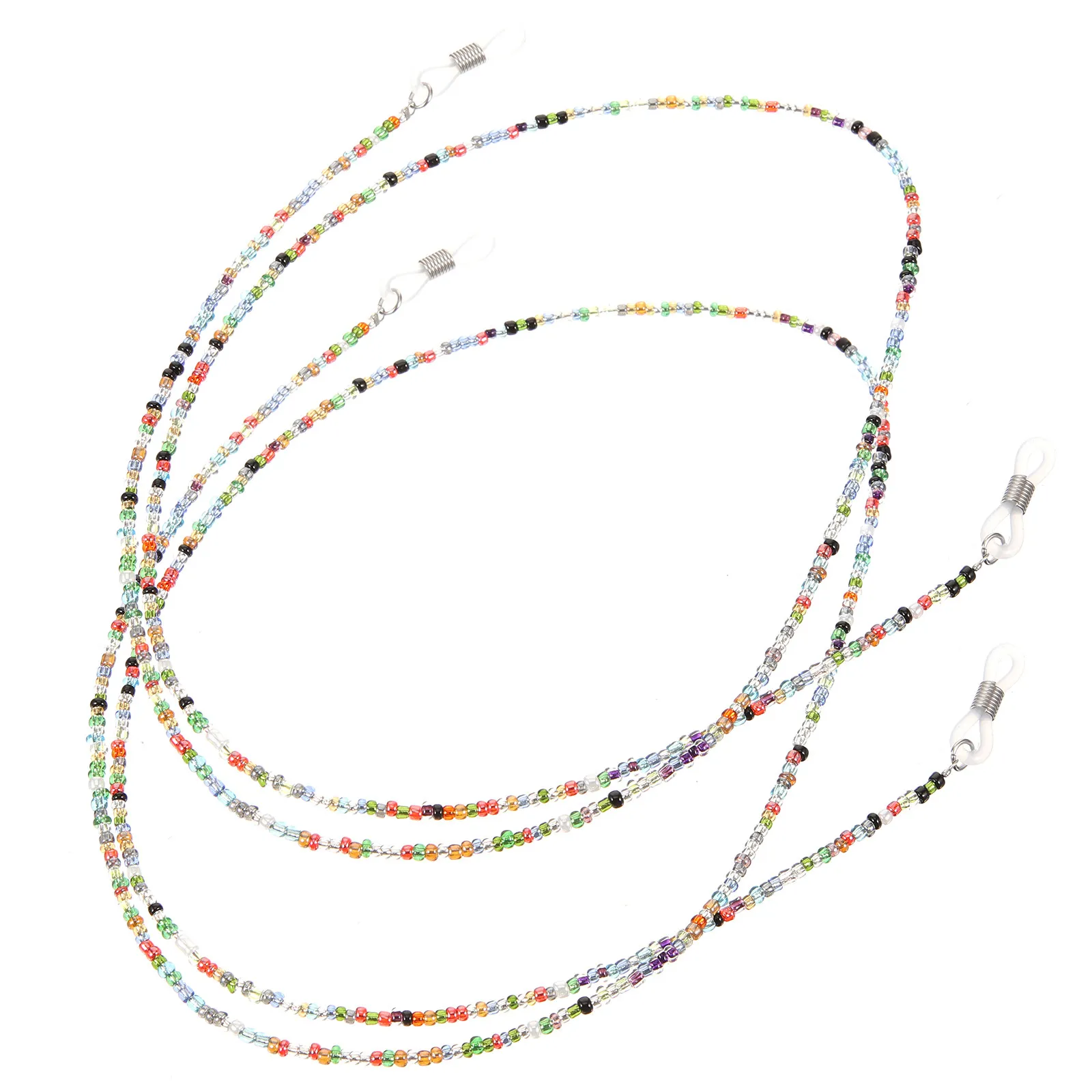 

2Pcs Glasses Neck Strap Wear-Resistant Eyeglasses Chain Anti-Lost Sports Rope Comfortable Lightweight Glasses Lanyard