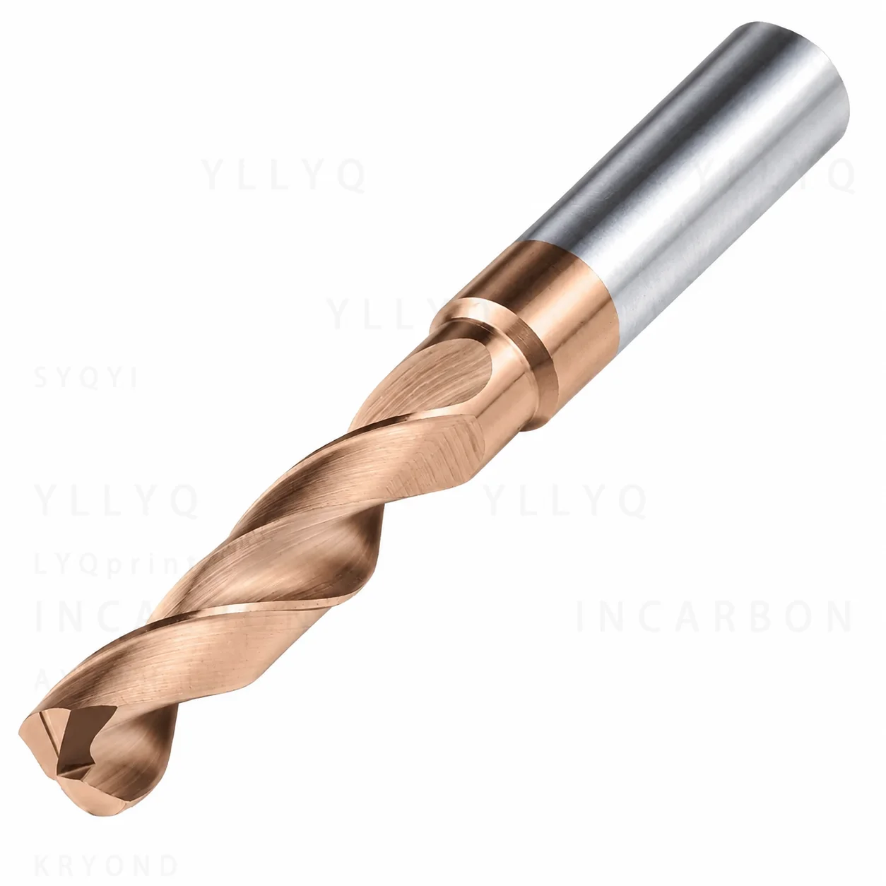 3D Carbide Drill Bits D1-D16 Shank Diameter D4 D6 D8 D10 D12 D16 External Internal Cooling Coated CNC Metal Hole Drill
