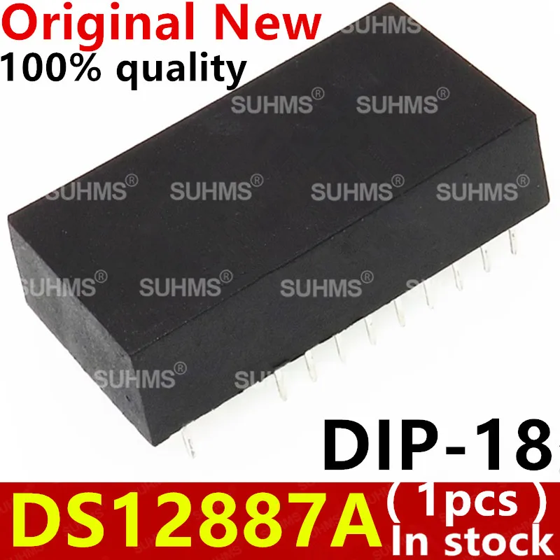 (1 buah) 100% Baru DS12887A DS12887A+ DIP-18