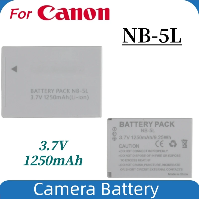 1~4PCS new 1250mAh NB-5L Bateria NB 5L NB5L Battery for Canon Powershot S100 SX200 SX210 IS SX230 HS SD790 SD850 SD890