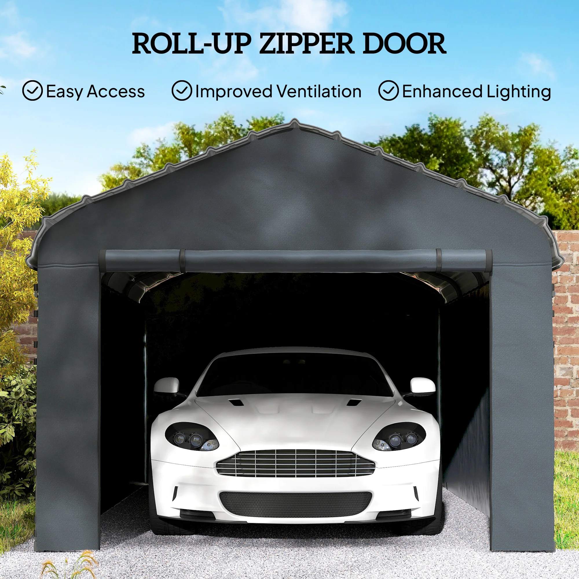 10X15 Ft Carport Re…