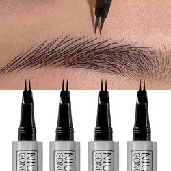 2Point Liquid Two-pronged Eyebrow Pencil Waterproof Sweat-proof Outline Eyebrow Shape Easy To Wear Microblade Brow Pencil Makeup