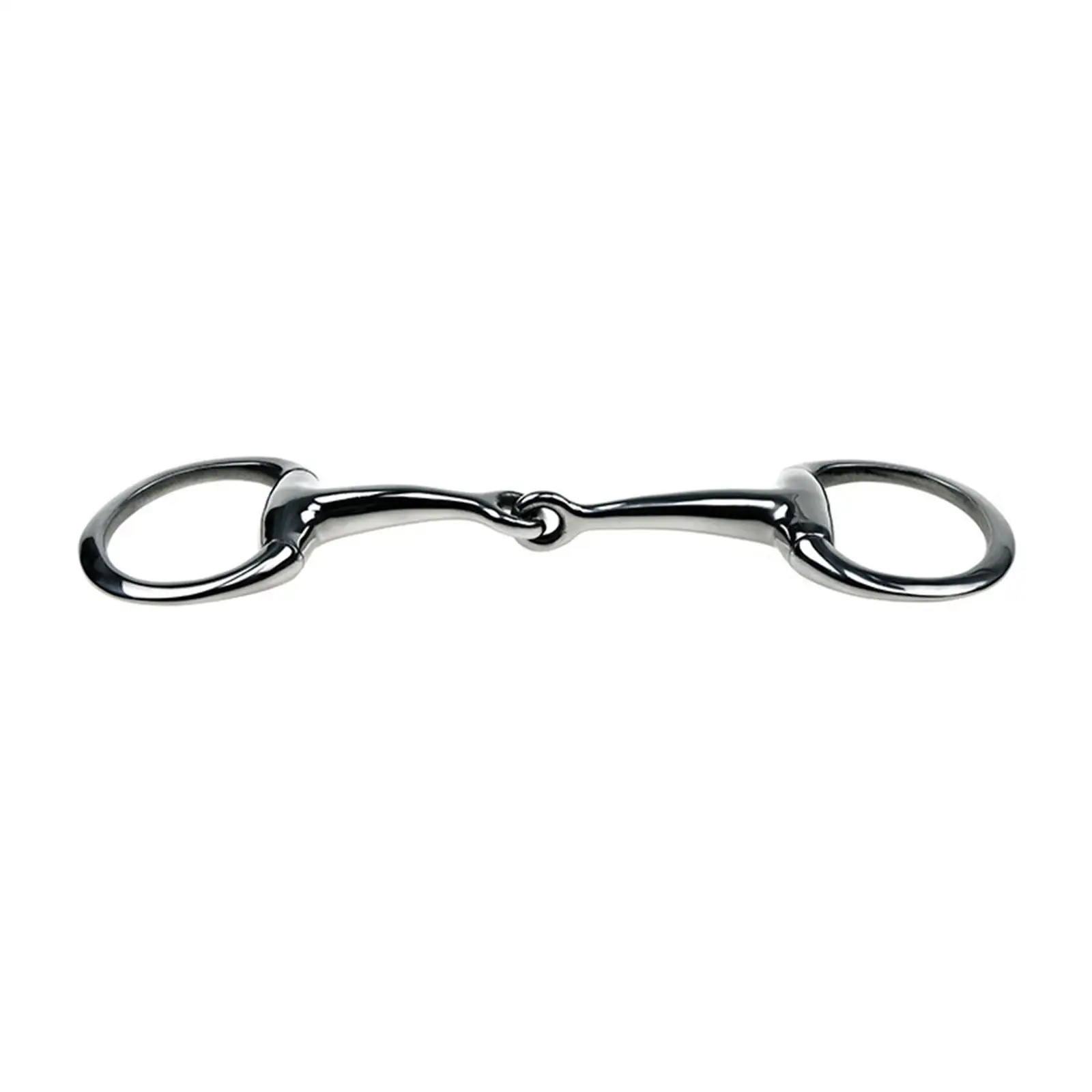 Snaffle de cheval en acier inoxydable, embout bâillon, embout d'entraînement, portable, avec