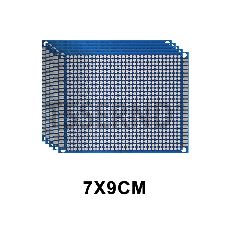 3x7cm 4x6cm 5x7cm 7x9cm Double Sided Circuit Boards DIY Electronic Kit Prototype BoardsBlue Circuit Perfboard