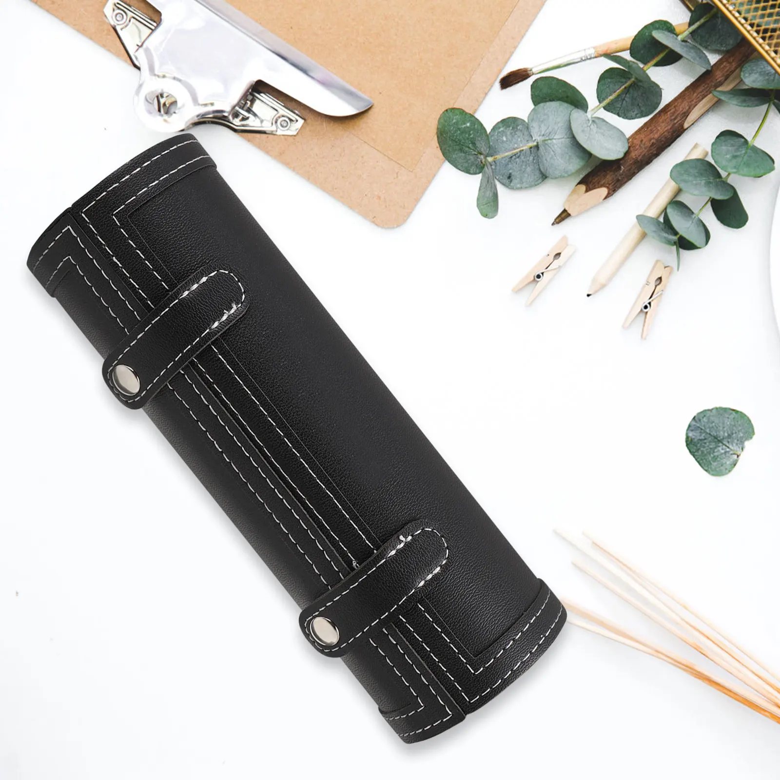 

Travel Portable Makeup Brush Bag Case Organizer Pouch Holder 2024 With Brush Slots Waterproof Foldable For Women Cosmetics