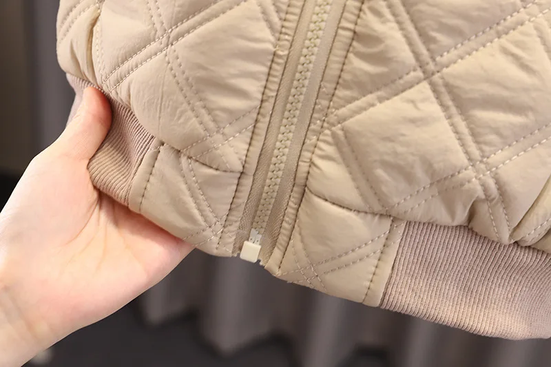 1 2 3 4 Jahre Herbst Winter Baby Jungen Bekleidungssets Kinder Baumwoll-Gefütterte Jacke mit Reißverschluss + Hose 2-teilige Outfits Kinder Trainingsanzüge – Detail 12