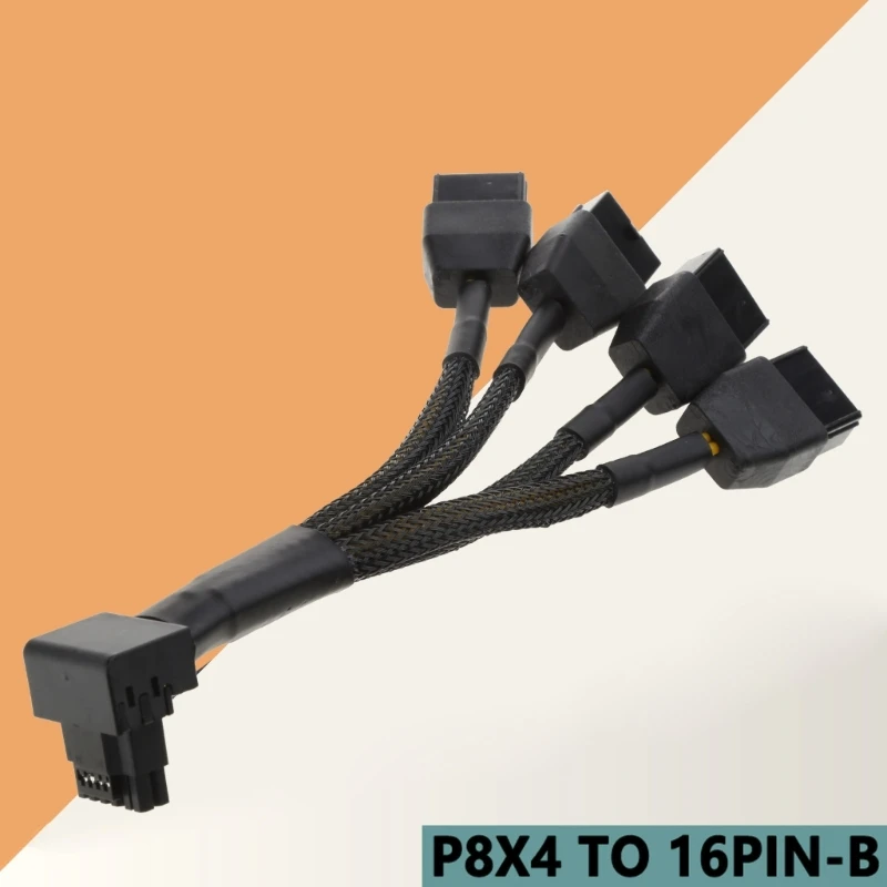 그래픽 카드 16PIN 암-3x8핀 4x8Pin 연장 케이블 PCI-E 5.0 12VHPWR Dropship