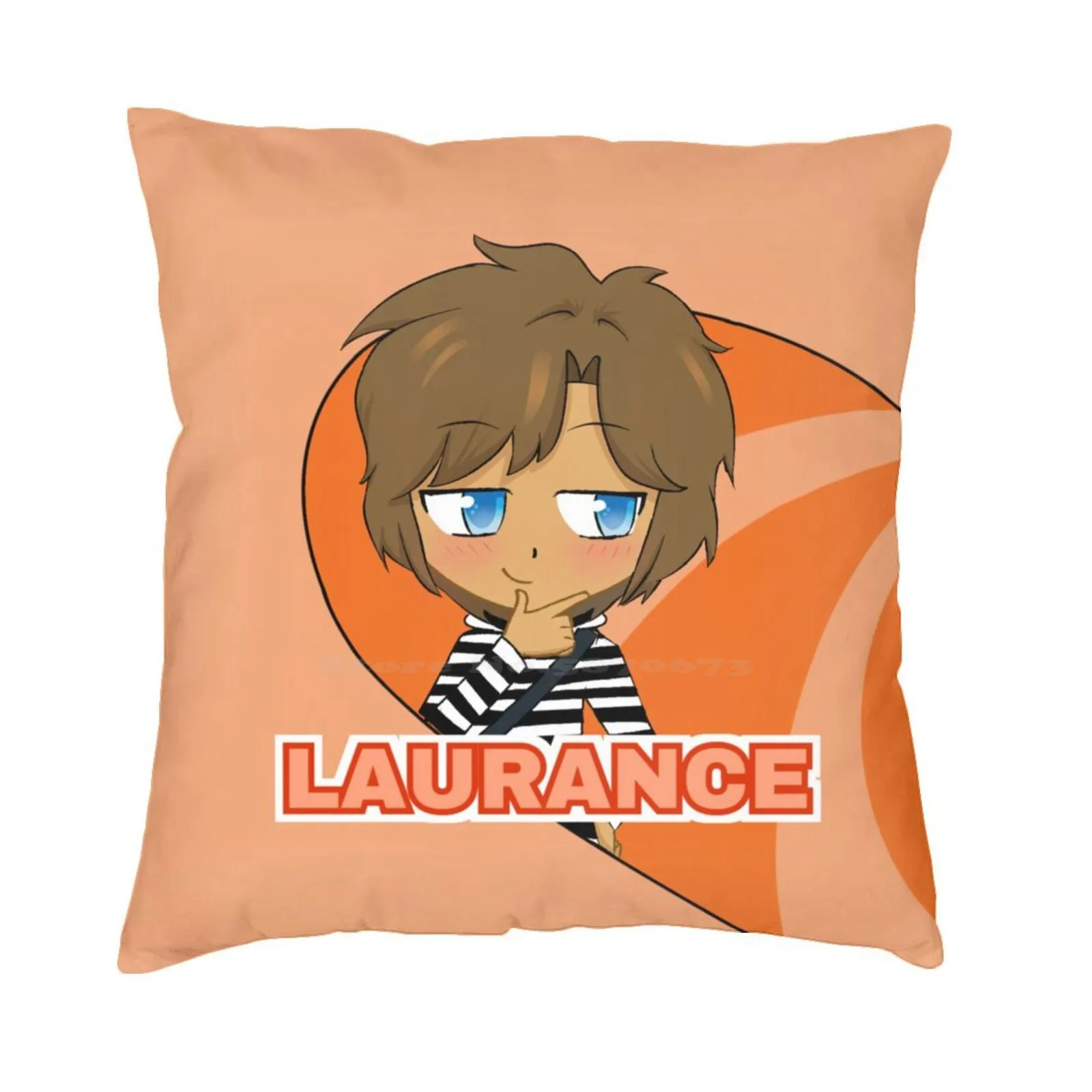 Laurance Zvhal Pillow ( Blue Eyes Edition ) Soft Comfortable Pillowcase Aphmau Diaries Laurance Zvhal Garroth Ro Meave Mystreet