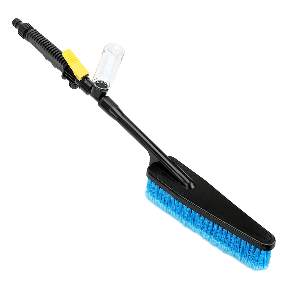 

Water Flow Switch Car Care Long Handle Car-styling Cleaning Tool Durable Car Wash Brush Foam Bottle