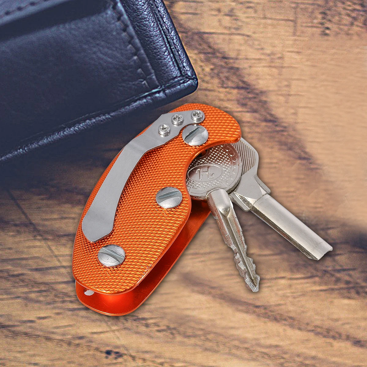

Holder Clip Folder Lightweight Durable Non- 6 Keys Key Holder Outdoor Outdoor Pocket Tool Gear