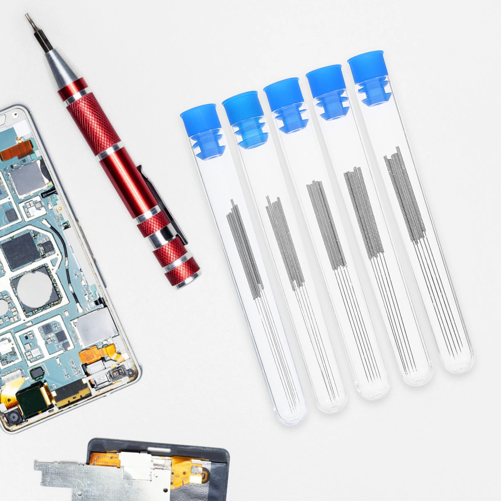 

50Pcs Printer Nozzle Maintenance Tools Stainless Steel Cleaning Needles for 3D Printer Extruder Nozzle Cleaner Accessories