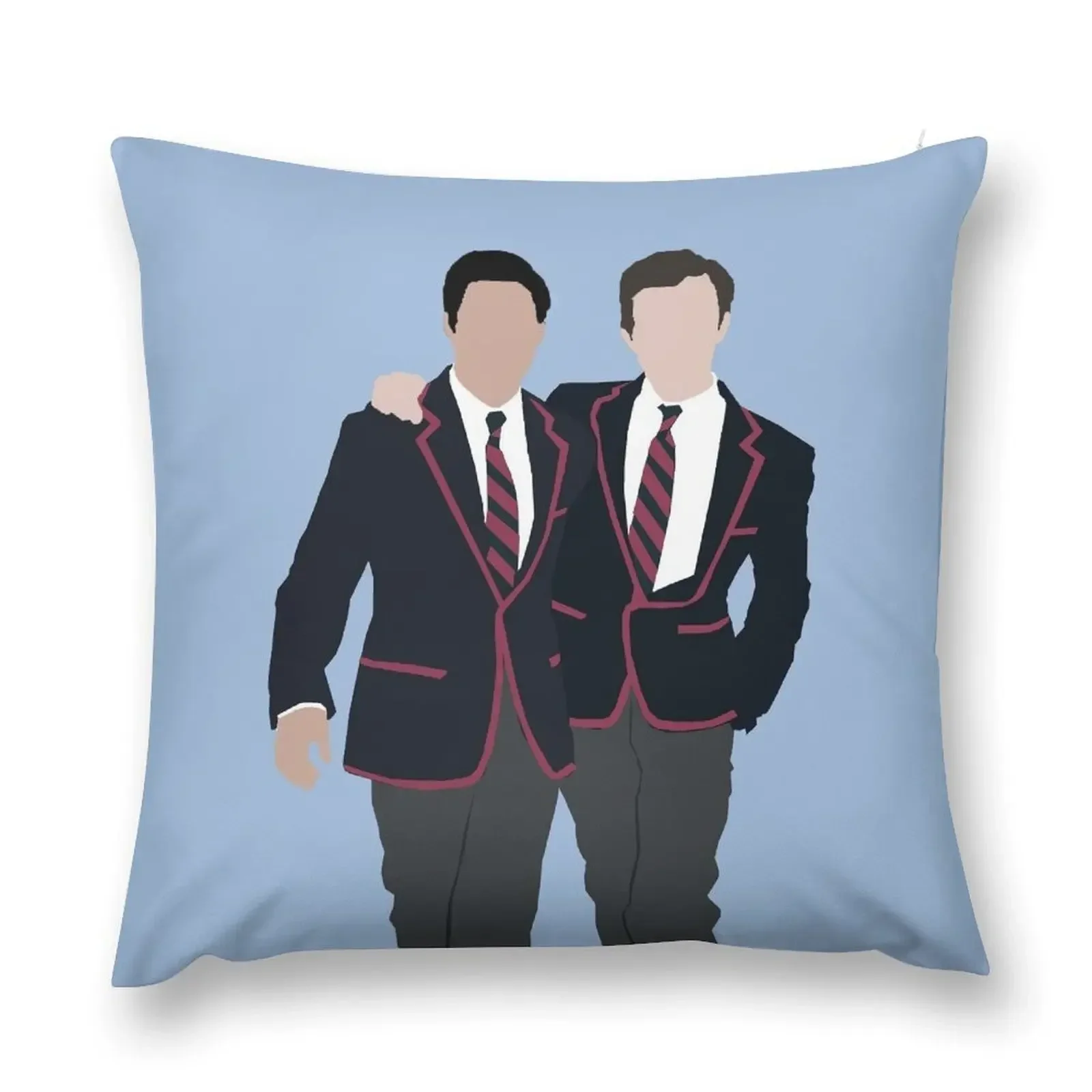 Klaine Glee Throw Pillow Cushion Cover For Sofa Christmas Pillows christmas pillowcases Sofa Cushion pillow