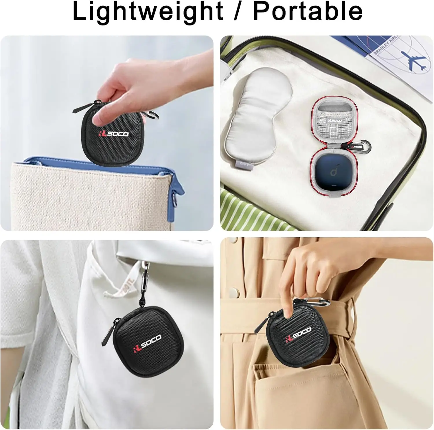 حافظة صلبة RLSOCO لسماعات الأذن اللاسلكية Anker Soundcore Liberty 4 / Liberty 5 / Liberty Air 2 Pro المانعة للضوضاء (العلبة فقط) #4