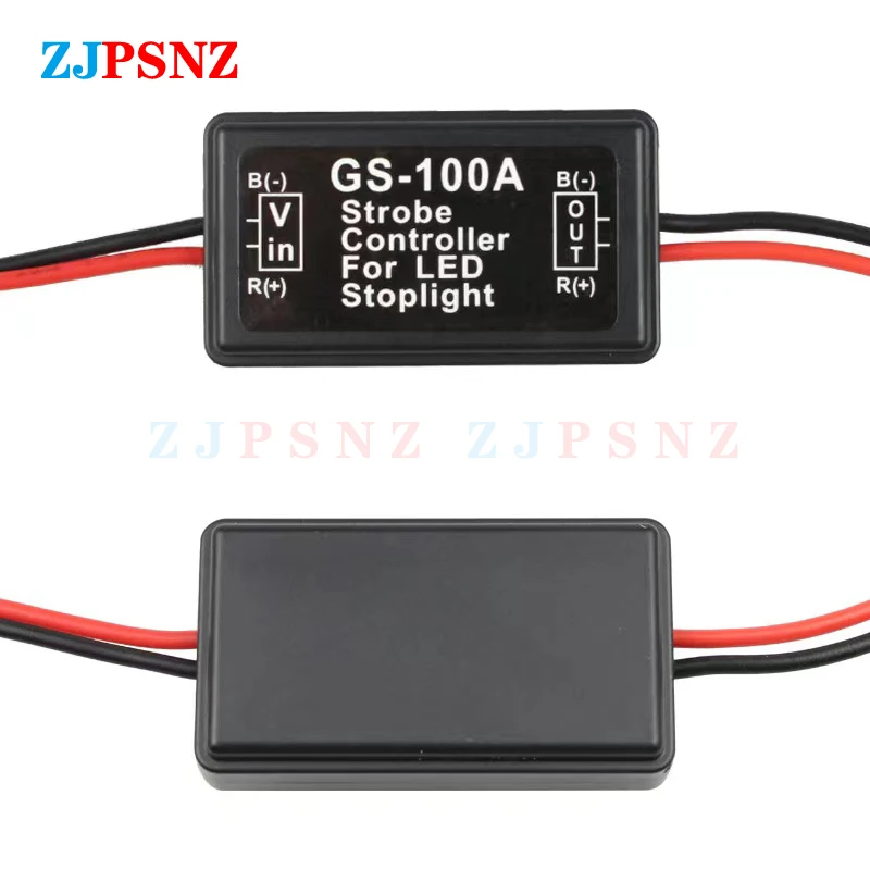 

Universal 12V-24V Flash Strobe Controller GS-100A Flasher Module For Vehicles Car Auto LED Brake Stop Light Lamp Signal Light