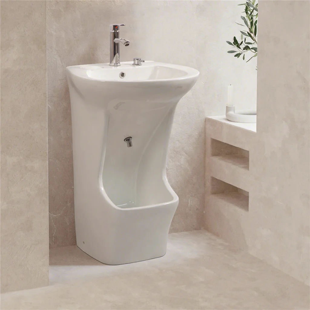 Wholesale Dual Double Level Porcelain Ceramic Islamic Muslim Wudumate Foot Wash Sink Ablution Wudu Basin in Uk for Sale