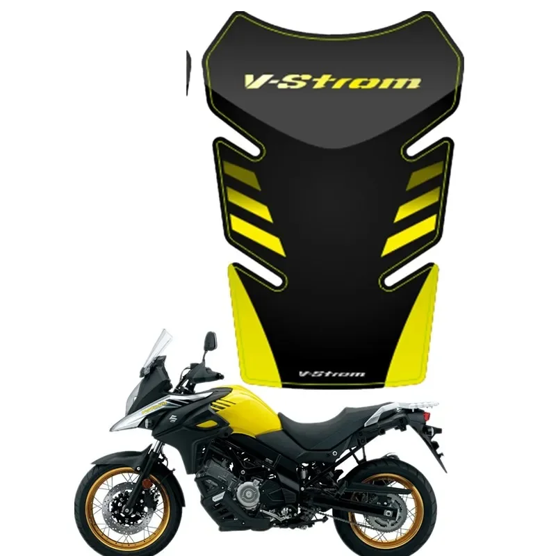 

Для SUZUKI VSTROM V STROM 650, защита топливного бака мотоцикла, 3D гелевая наклейка, наклейка -3