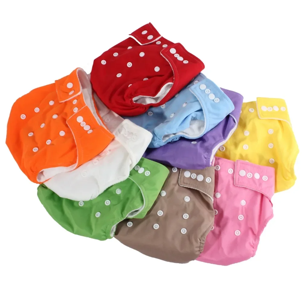 Baby Diapers Reusable Nappies Cloth Washable Infants Baby Training Pants Panties Nappy