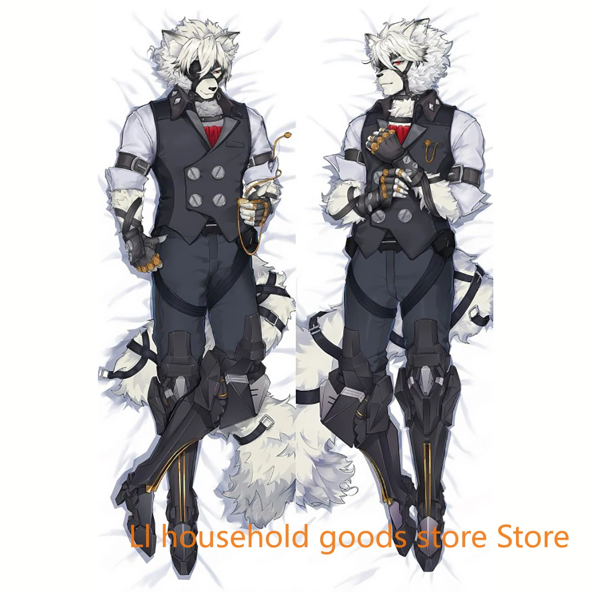 Zenless Zone Zero Von Lycaon Cosplay Dakimakura Anime Von Lycaon Pillow Case Hugging Body Pillow Cover