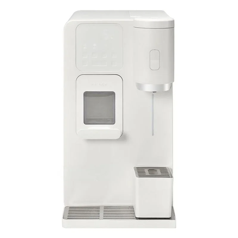 Ice making refrigeration instant hot water dispenser household automatic coffee desktop free installation