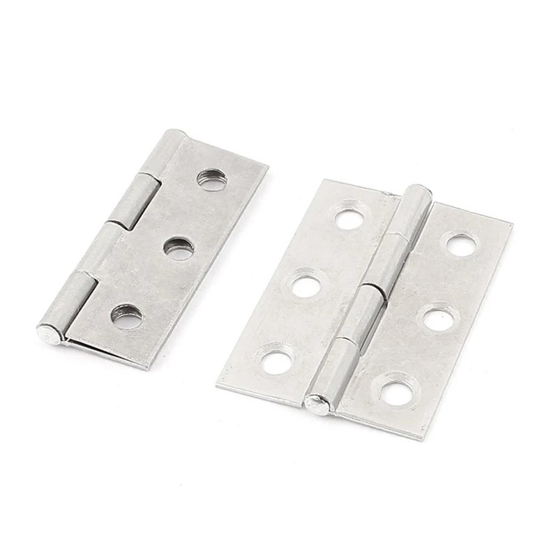 40 Pcs Stainless Steel Wardrobe Cabinet Door Folded Door Hinge