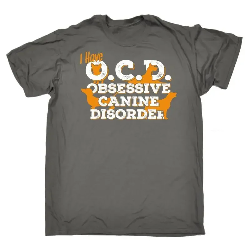 Ocd Obsessive Canine Disorder T Shirt Dog Puppy Top Funny Birthday Gift