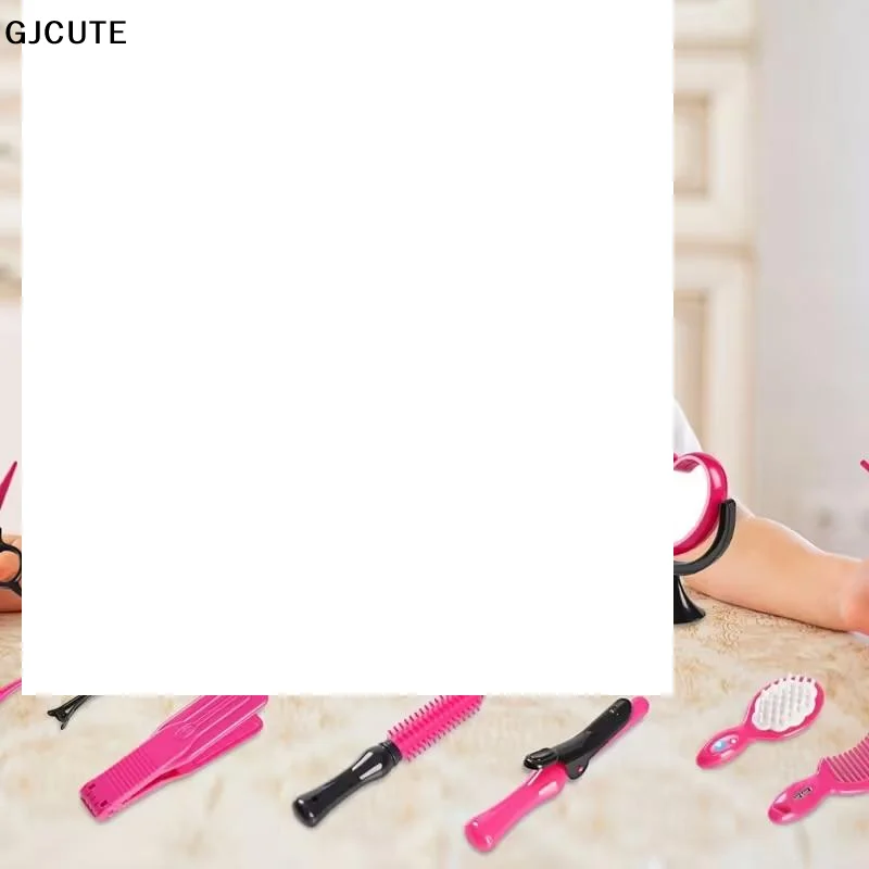 17 pièces filles Salon de beauté ensemble Kit de Maquillage pour enfant semblant jouer jouet Cosplay pour jeu de fête Maquillage Juguetes filles cadeau d'anniversaire