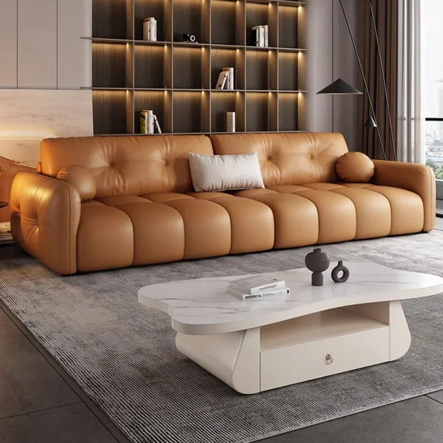 

Modern Sectional Living Room Sofas Furniture Europe Luxury Living Room Sofas Beds Lazy Leather Confort Nordic Salon Meuble Sofas