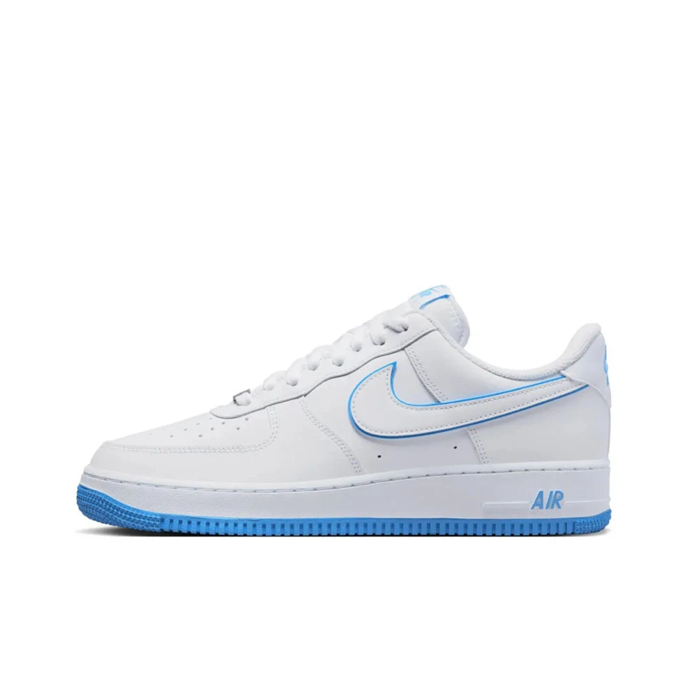 Nike Air Force 1 07 Low Top Mens Sneakers Classic Comfort Mens Sneakers University Blue