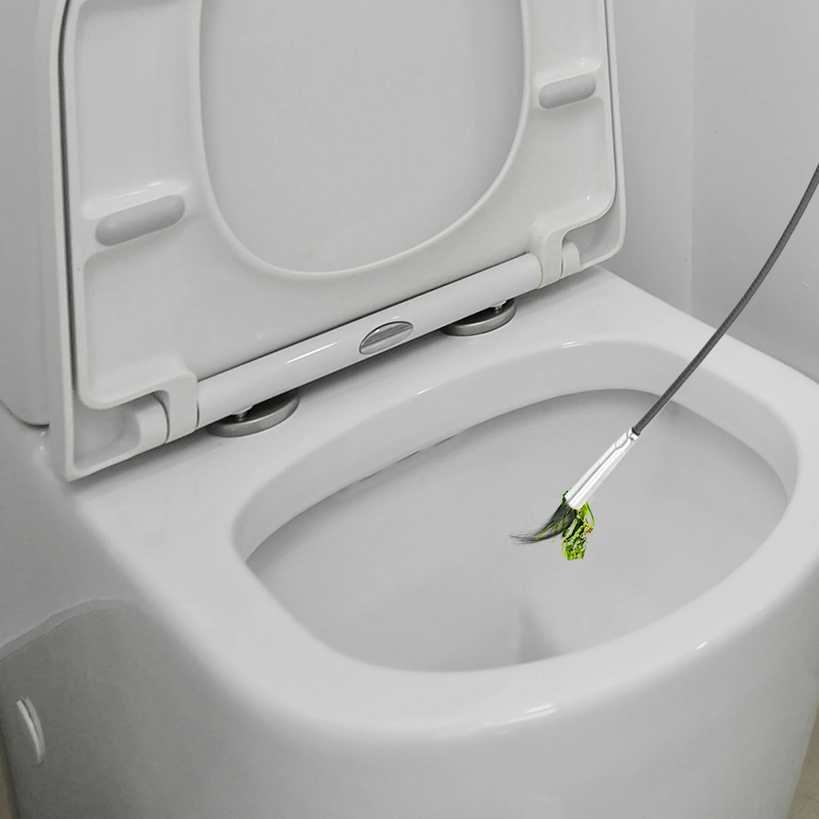 

Drain Cleaner 1.6m Tool Hair Remover Pipe Unclogging Kitchen Bathrooms Cleaning Tools Flexible Pickup Stick