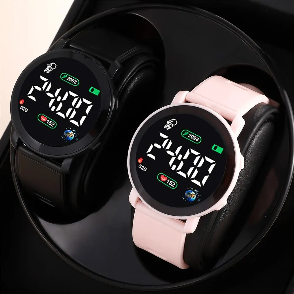 Jam tangan Digital LED Pria Wanita, jam tangan elektronik, jam tangan militer, jam tangan olahraga, jam tangan Digital LED untuk pria dan wanita