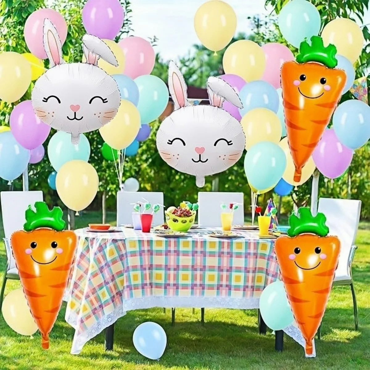 Standing Easter Bunny Balloon 6