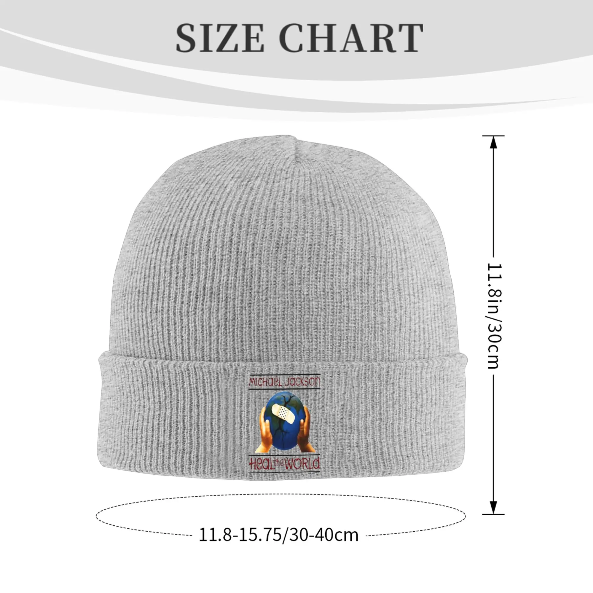Heal The World MJ Signature michaels jacksons Beanie For Unisex  Warm Winter Knitted Caps