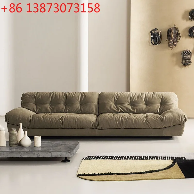 

Легкий диван Cloud, роскошный ленивый мягкий итальянский минималистичный пуховый диван с кнопкой