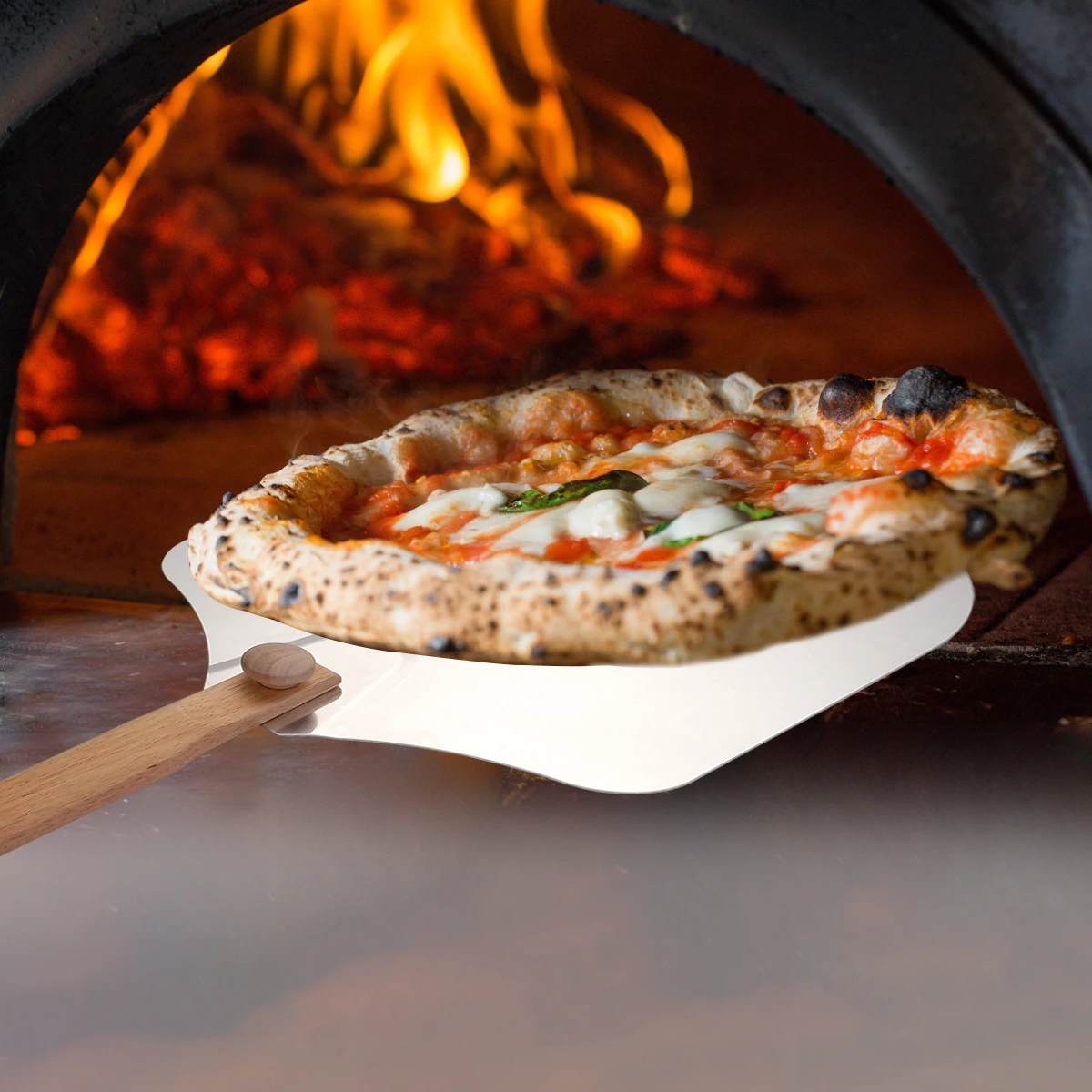 

Anti-Scald Pizza Metal Shovel Transfer Cake Spatula Lifter Spatula Lifter Kitchen Tool For Transfer