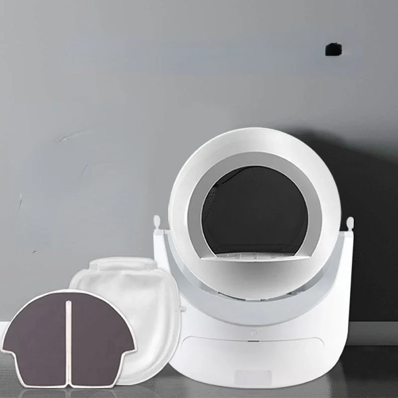 Enclosed Automatic Cat Bedpans Accessories Intelligence Toilet Cat Bedpans Training Kuweta Dla Kota Litter Box Furniture