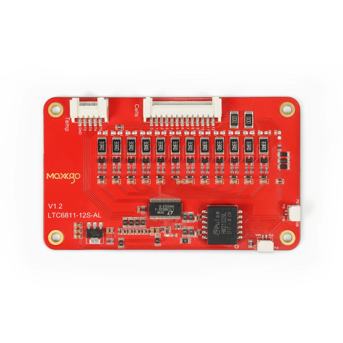 Smart BMS Slave Board 12S 15S 18S LTC6813 LTC6212 LTC6213 18650 Li-ion Lithium Effective Heat Dissipation MKBMS and ENNOID BMS