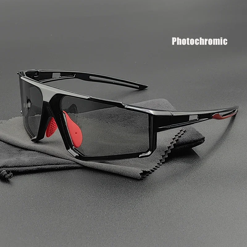 Sports Sunglasses Photochromic Men Women Cycling Glasses Male Running Goggles Polarized Bicycle Eyewear Bike Lenses Cycle Eyes