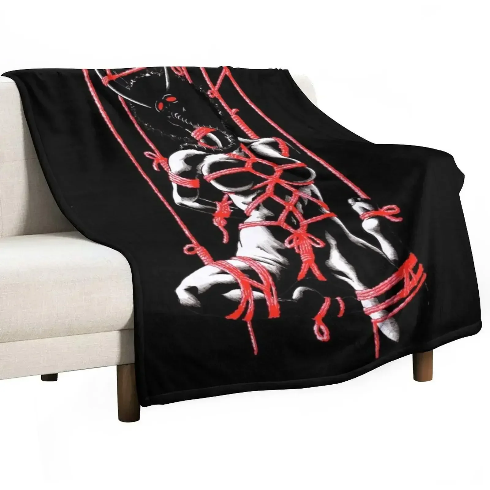 

Suspended in Ecstacy black Throw Blanket Soft Sherpa Fleece Warm Blanket for Winter