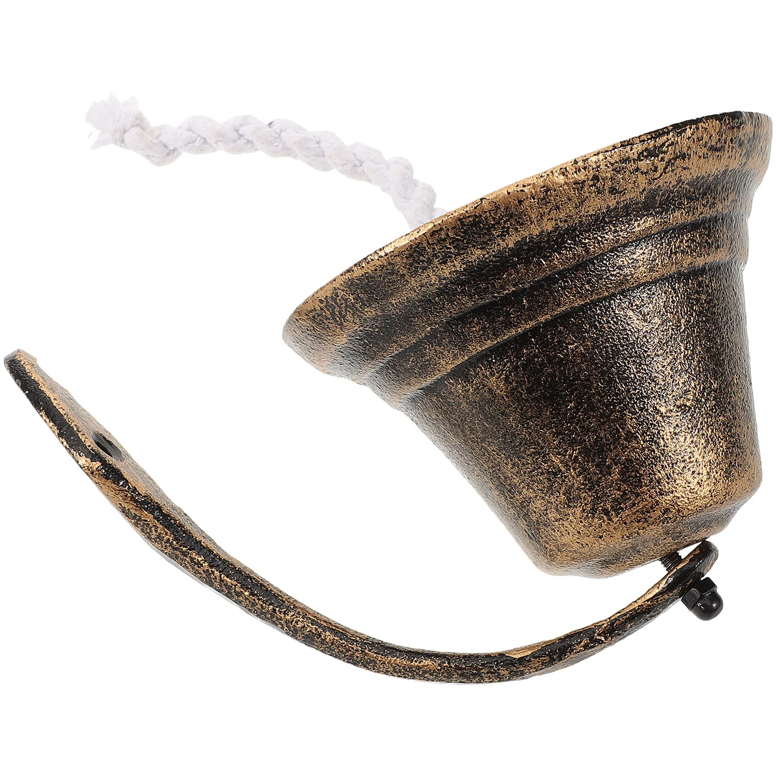 

Retro Cast Iron Hanging Door Bell Wall Mounted Vintage Dinner Bell for Garden Home Front Door Vintage Bells Small Bells