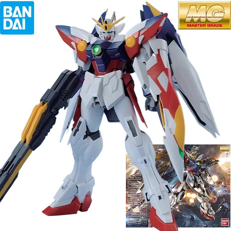 

Bandai Original MG Master Grade Series MG173 Flying Wing Gundam Prototype Zero Assembly Figures Model Toys Collectible Model