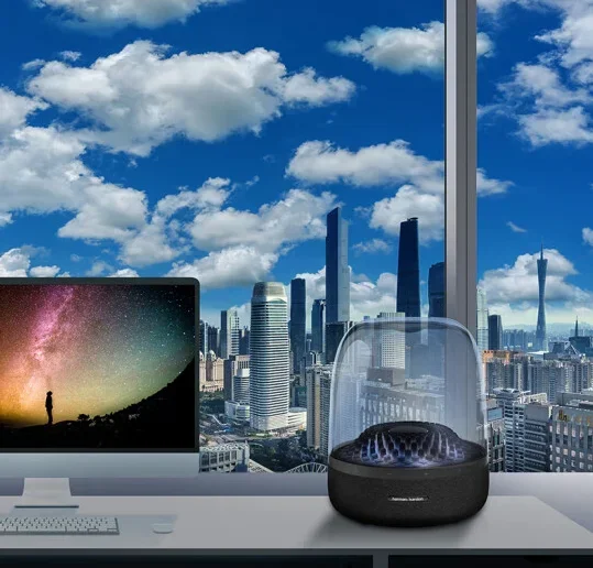 

Для Harman Kardon AURA STUDIO 4 Bluetooth-динамик Настольный динамик 360-градусный объемный звук, тонущий сабвуфер