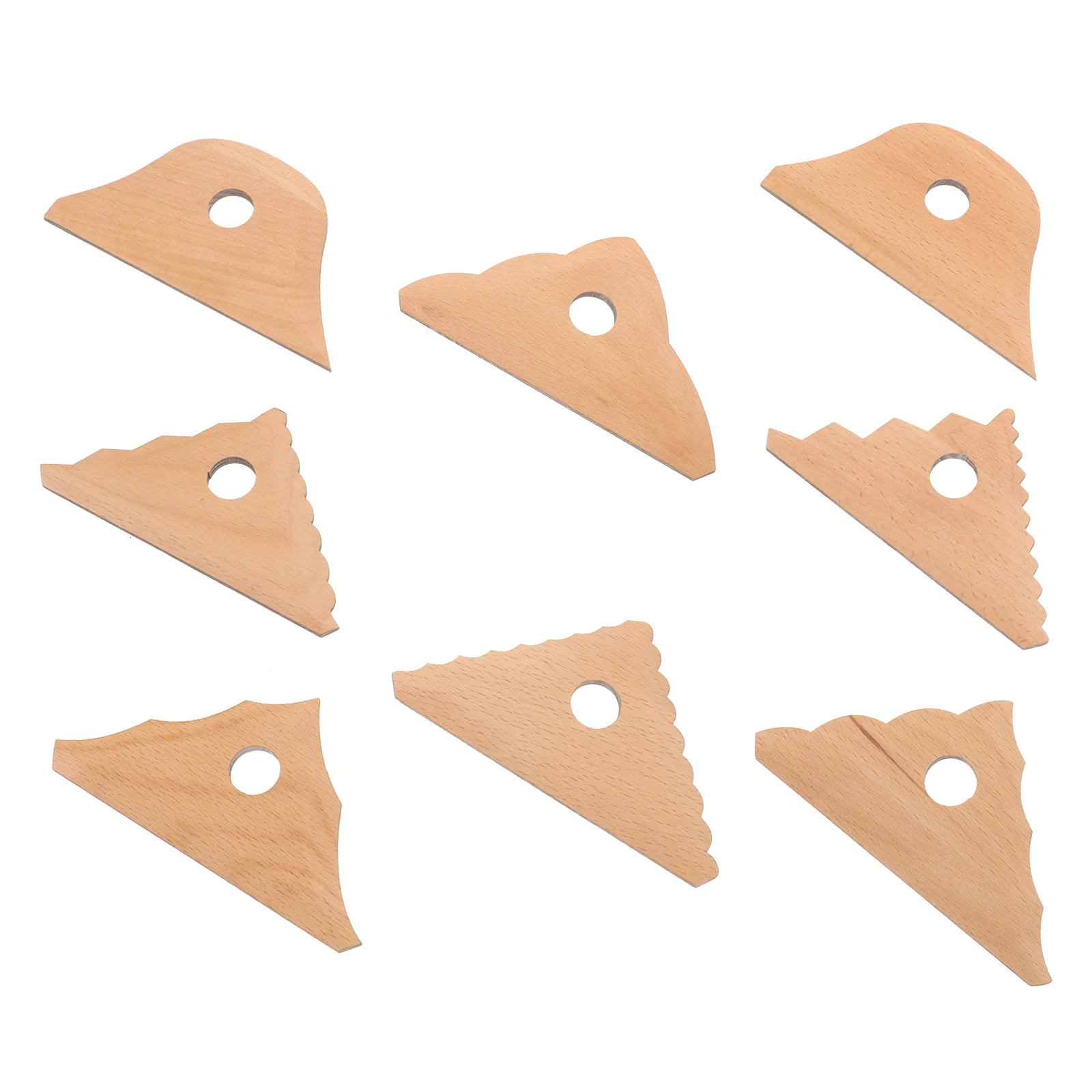 

8Pcs Clay Sculpting Tools Pottery Carving Kit Wood Craft Tools for DIY Polymer Clay Sculpting Shaping Scraping