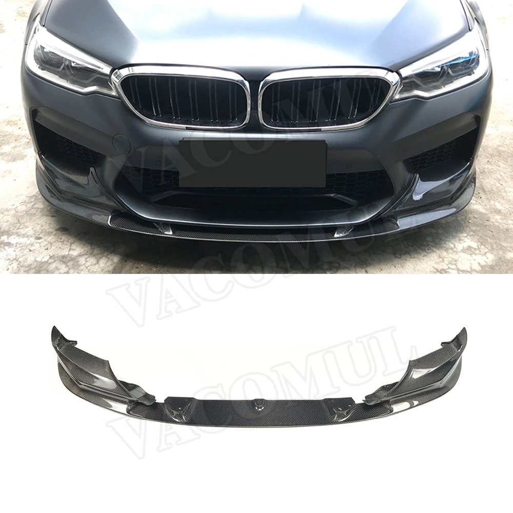 

VACOMUL Carbon Fiber / FRP Front Bumper Lip Spoiler Splitters For BMW 5 Series F90 M5 2018 2019 (Not For Original Bumper )