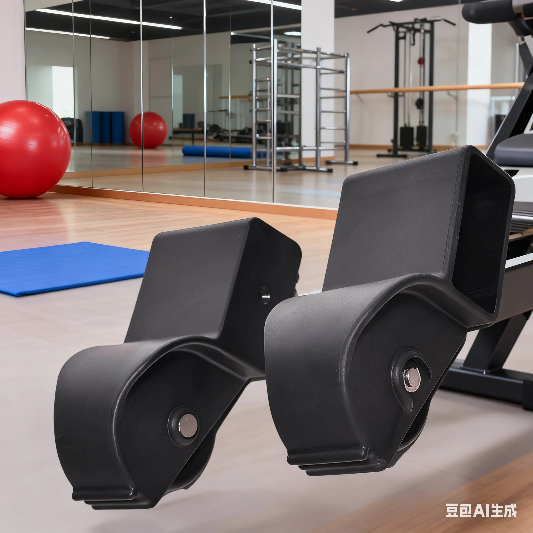 Rodillos de rueda de pie para máquina de remo, 2 uds., para Concept2 para Powerfun 500/550, ruedas de remo con rodamiento recubierto de plástico, equipo de Fitness